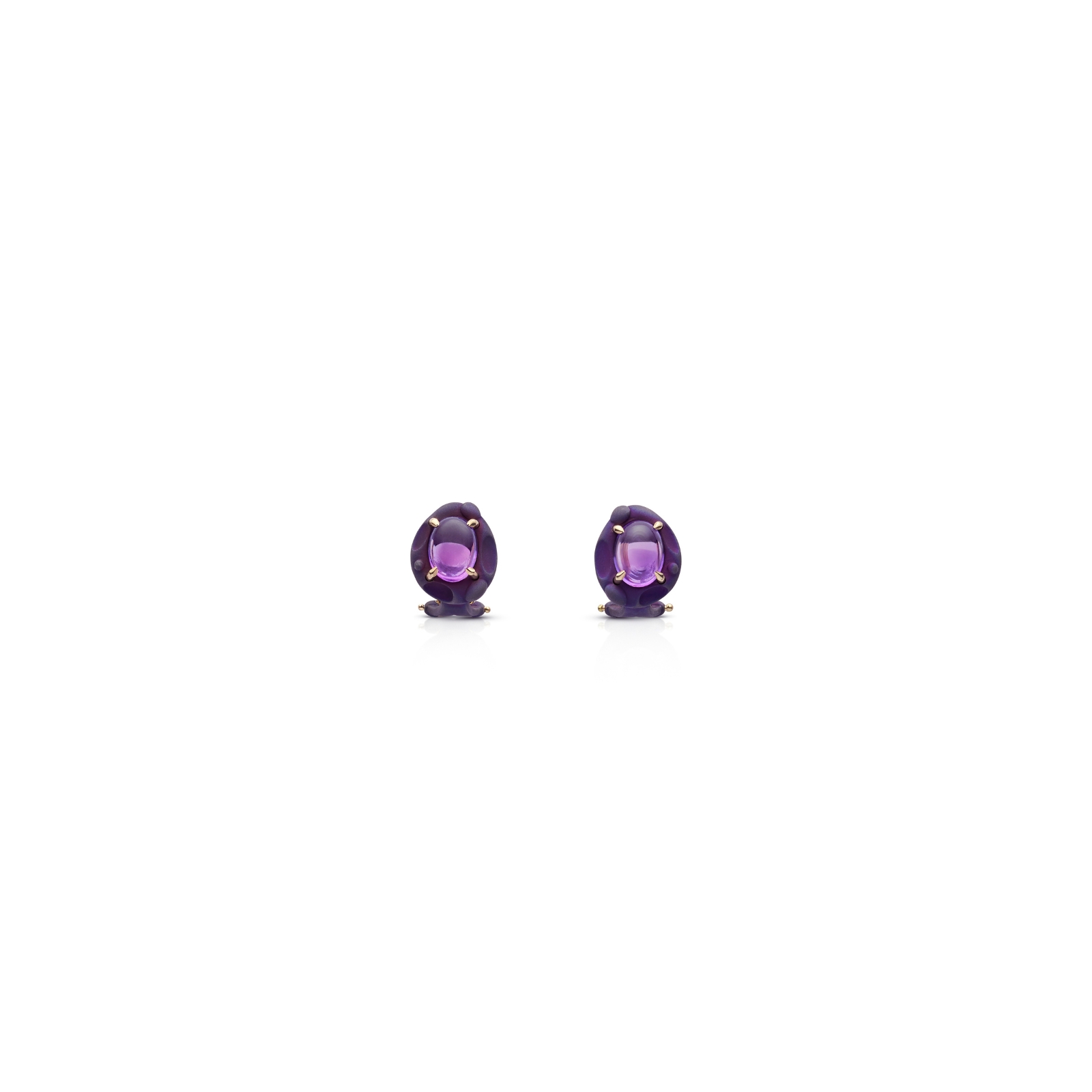 ARTTG44041 Radiance Cosmic Purple Amethyst Earrings - Image 1