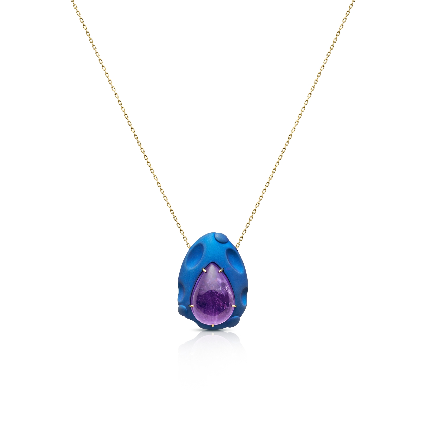 COTTG44119 Stellar Nocturnal Blue Amethyst Necklace - Image 1